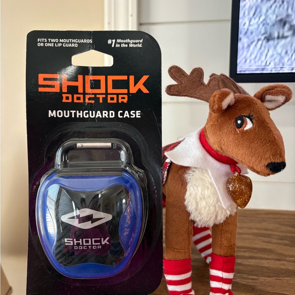 Shock Doctor Blue Mouthguard Case